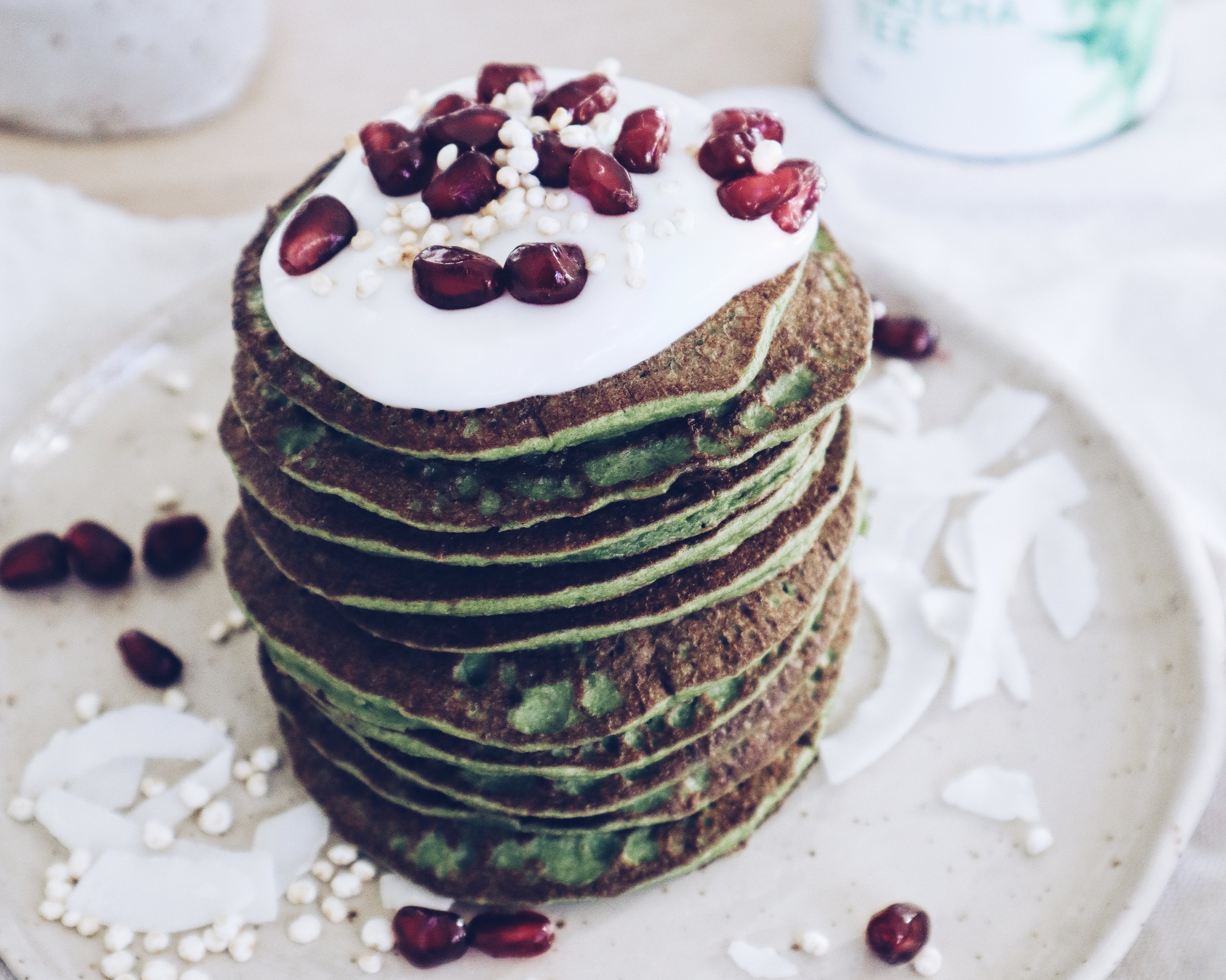 Matcha-banaanipannari