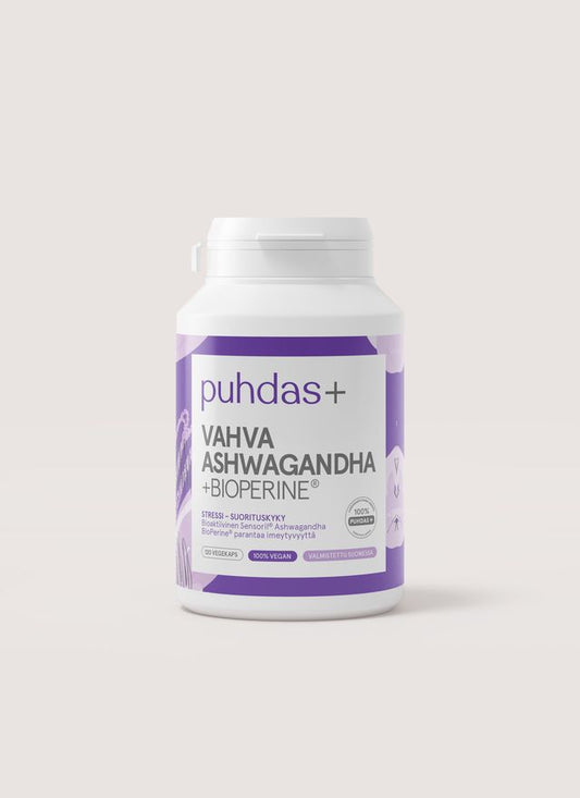 Puhdas+ Vahva Ashwagandha + Bioperine®