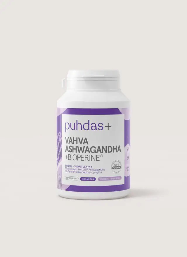 Puhdas+ Strong Ashwagandha + Bioperine®