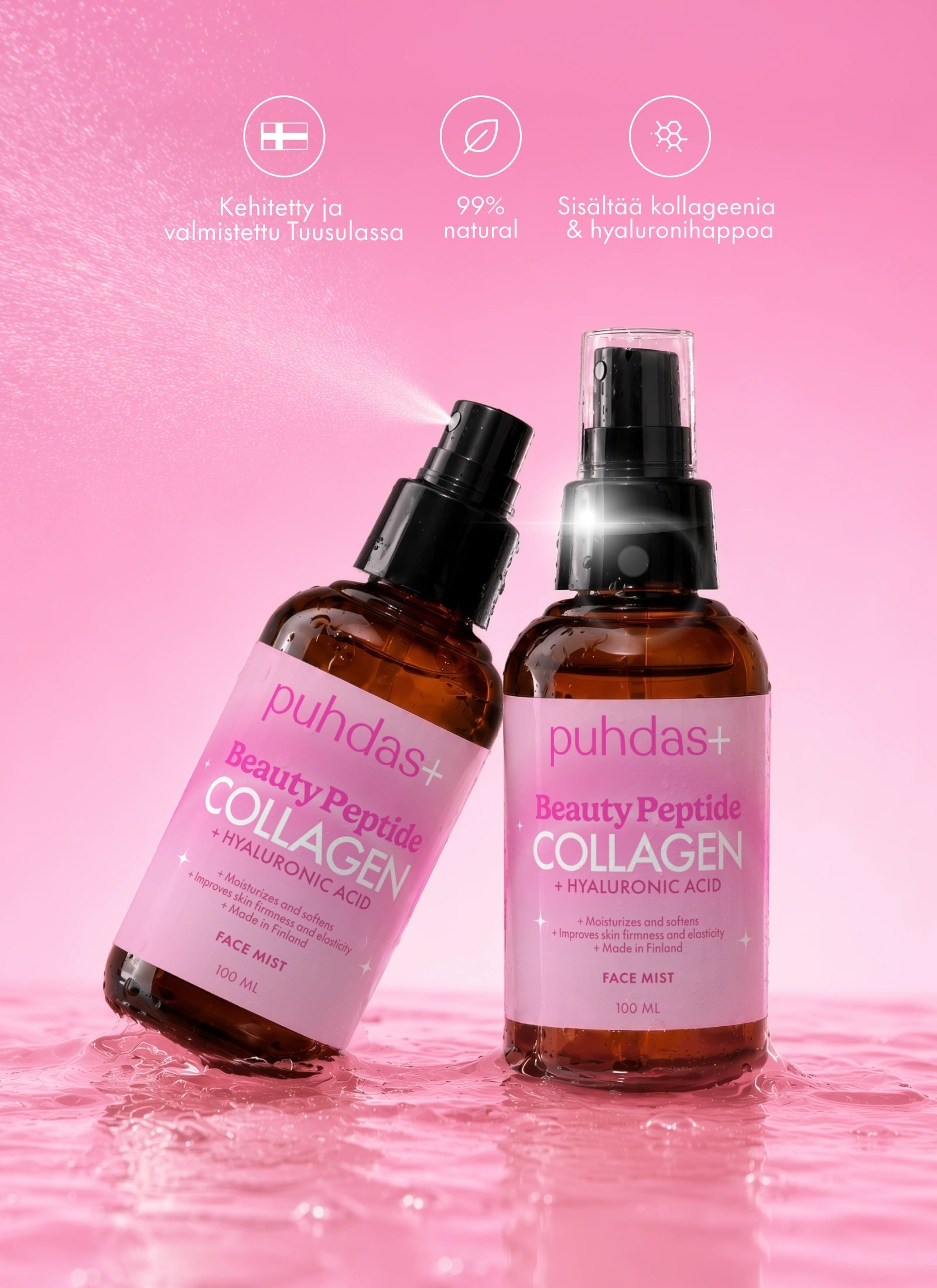 Beauty Peptide Collagen + Hyaluronic Acid Face Mist 100ml