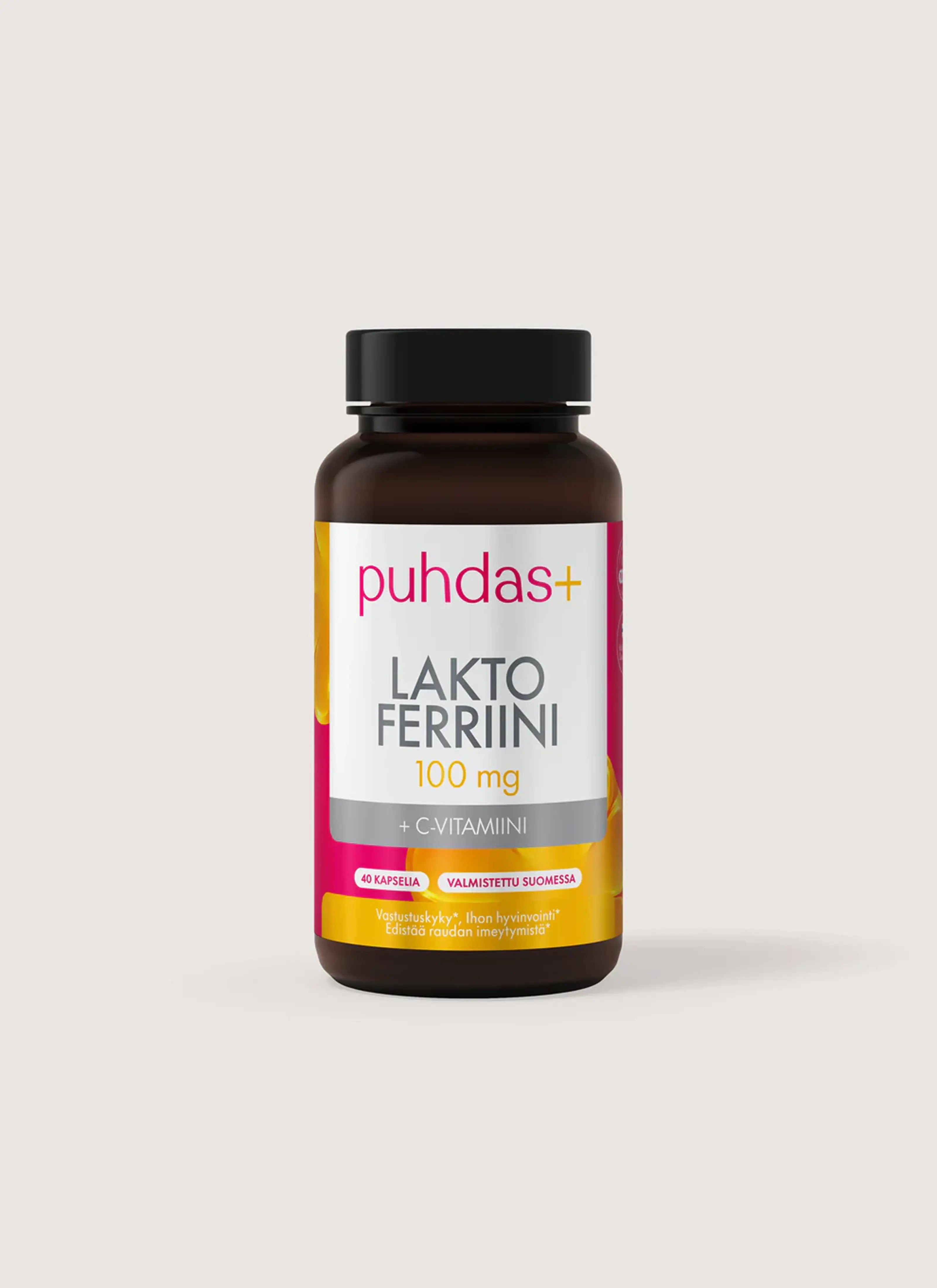 Lactoferrin + Vitamin C 40 capsules