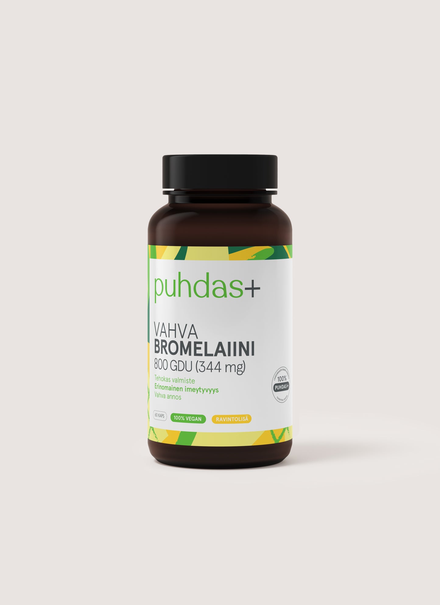 Bromelaiini 800 GDU (344 mg), 60 kaps