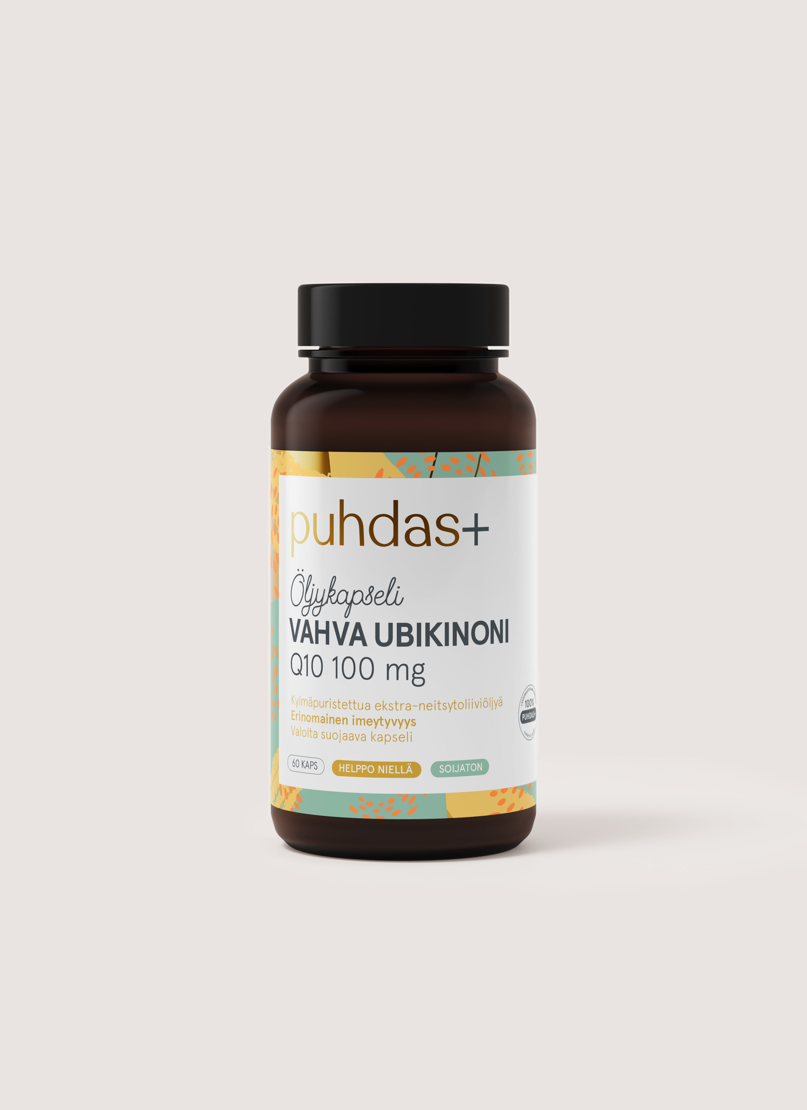 Strong Ubiquinone Q10 100 mg, in Extra Virgin Olive Oil