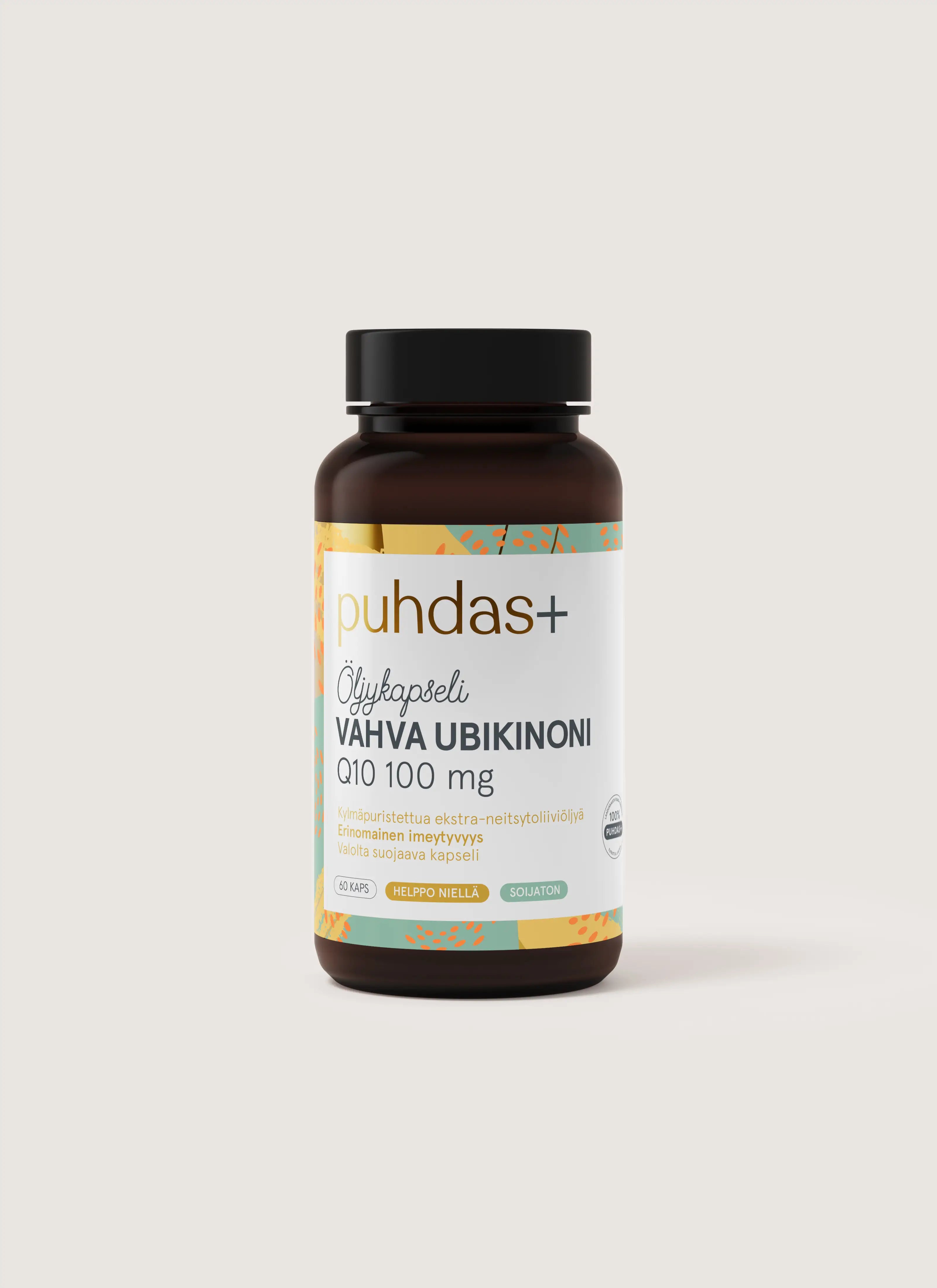 Strong Ubiquinone Q10 100 mg, in Extra Virgin Olive Oil