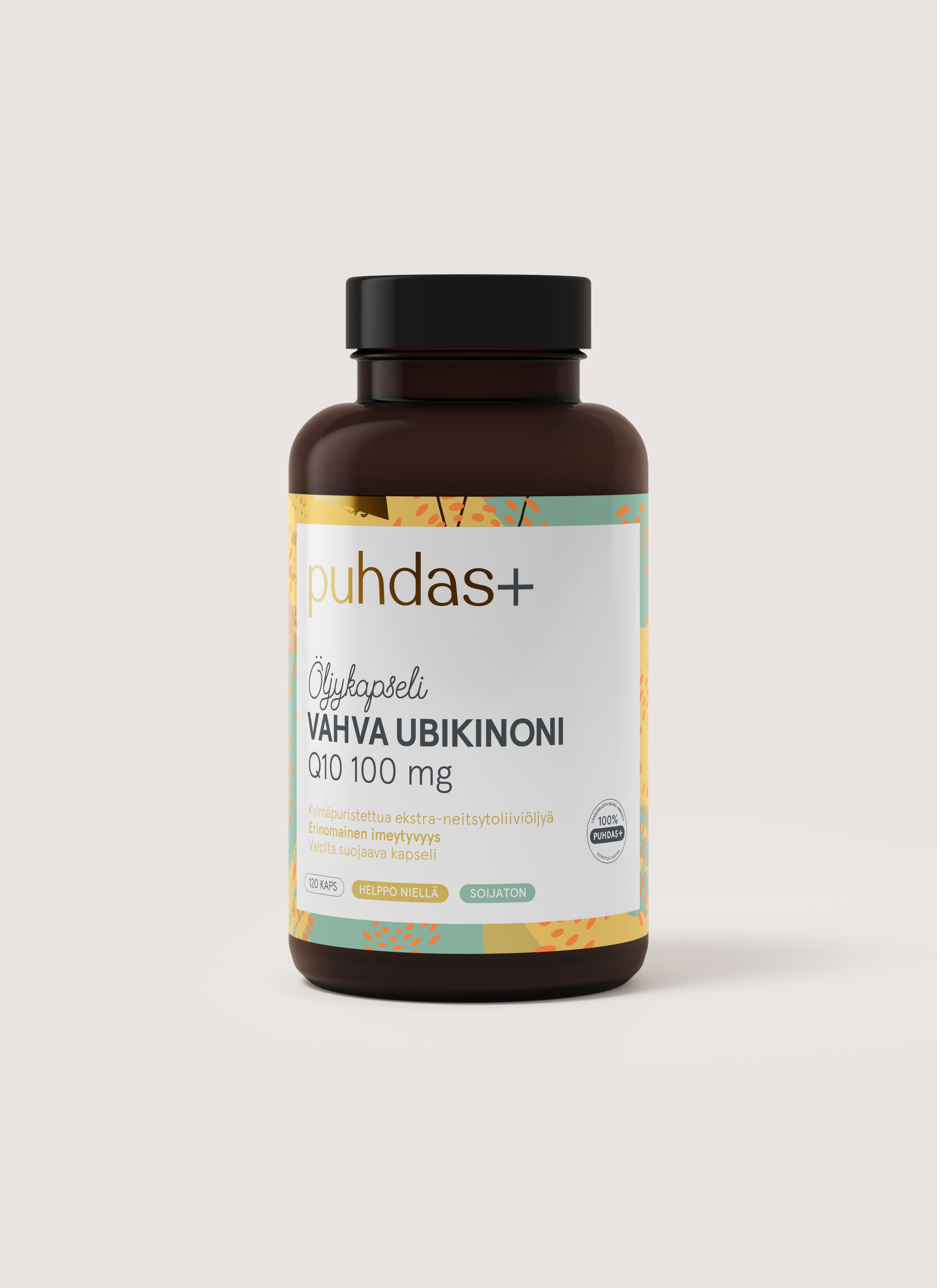 Strong Ubiquinone Q10 100 mg, in Extra Virgin Olive Oil