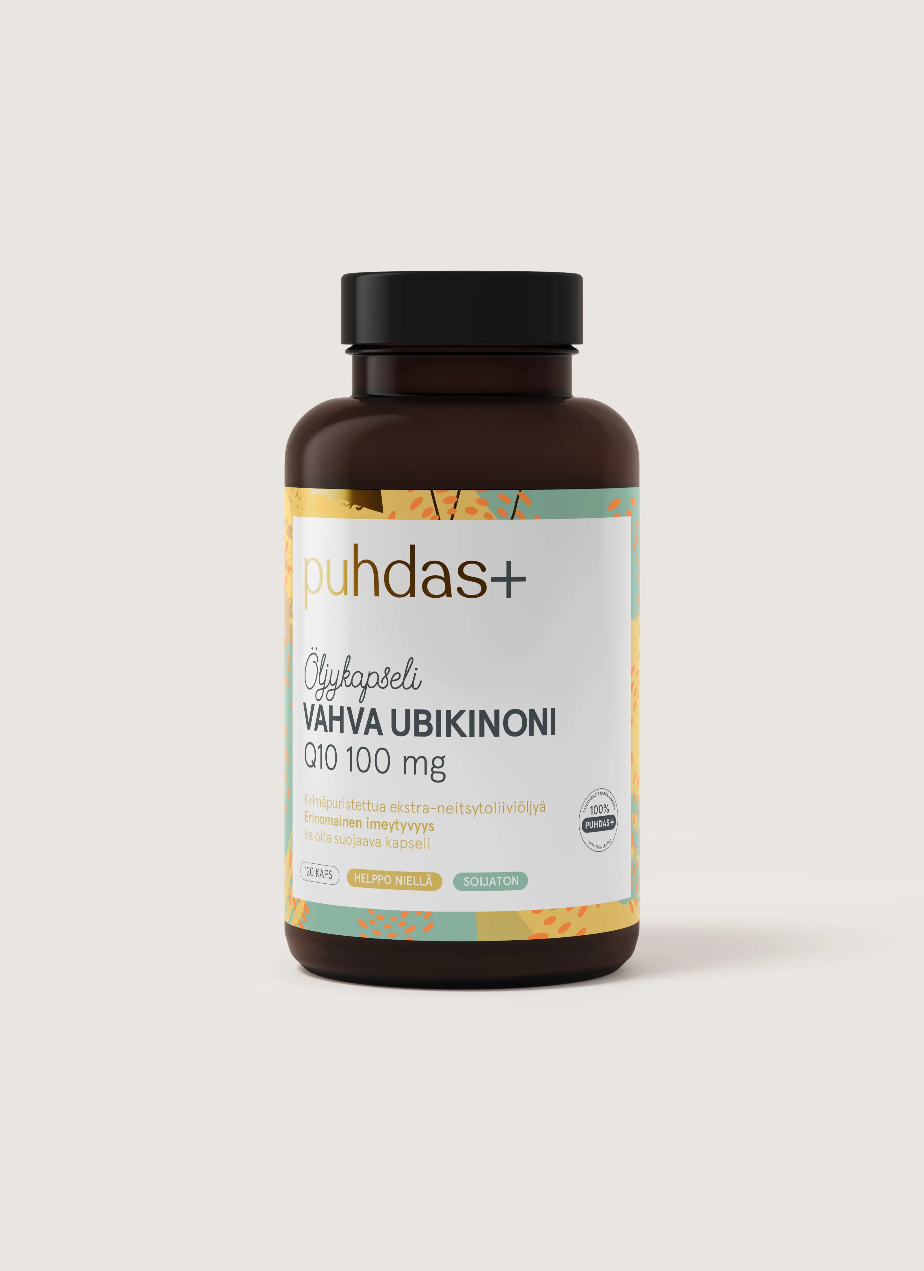 Strong Ubiquinone Q10 100 mg, in Extra Virgin Olive Oil