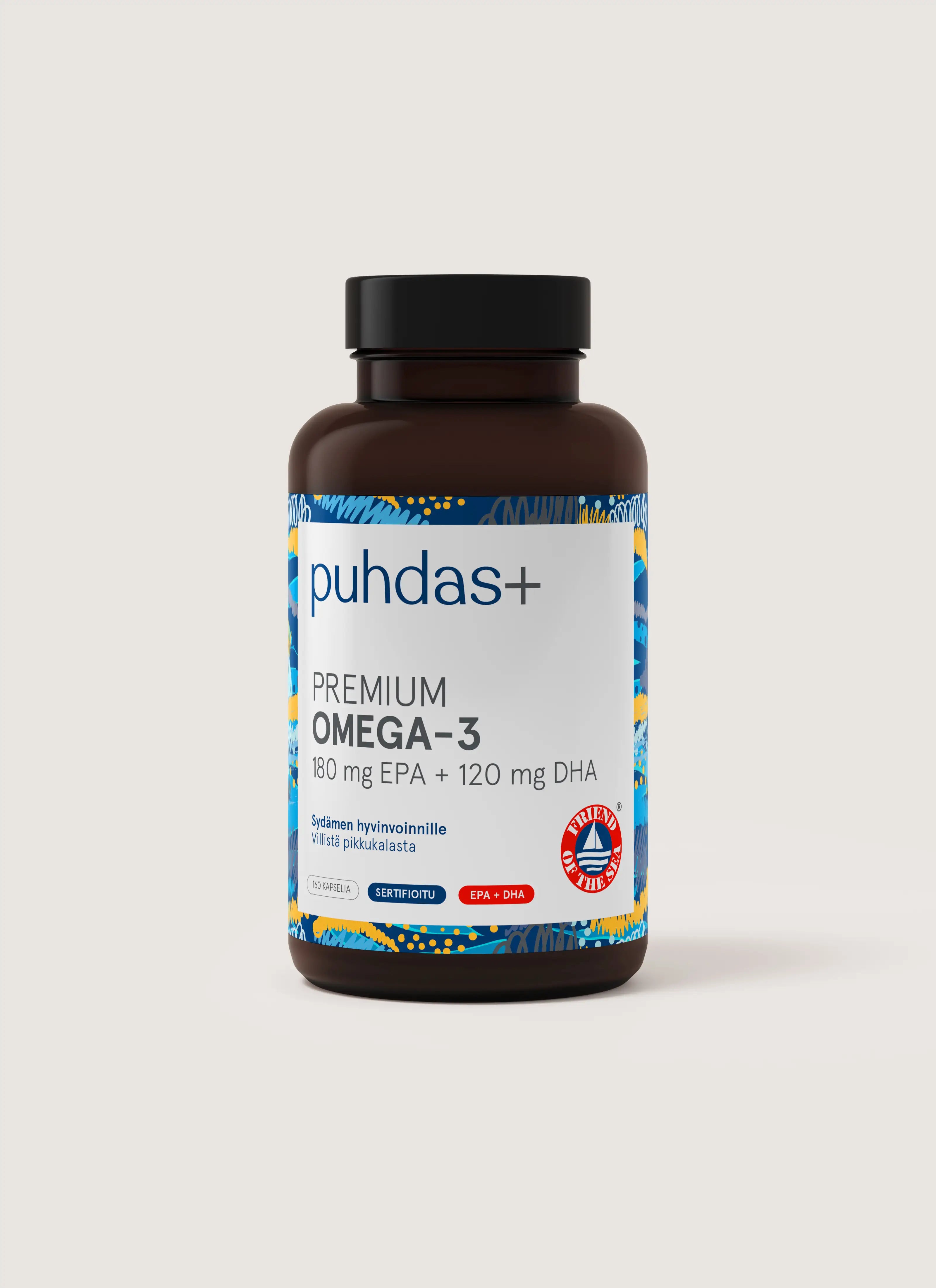 Premium Omega-3 180 mg EPA + 120 mg DHA