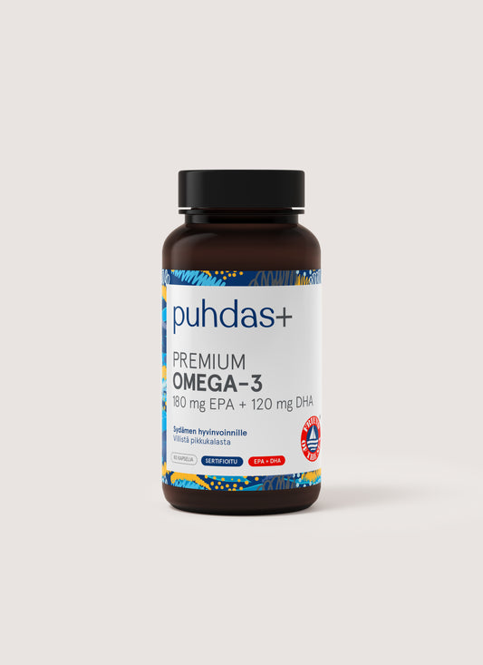 Premium Omega-3 180 mg EPA + 120 mg DHA