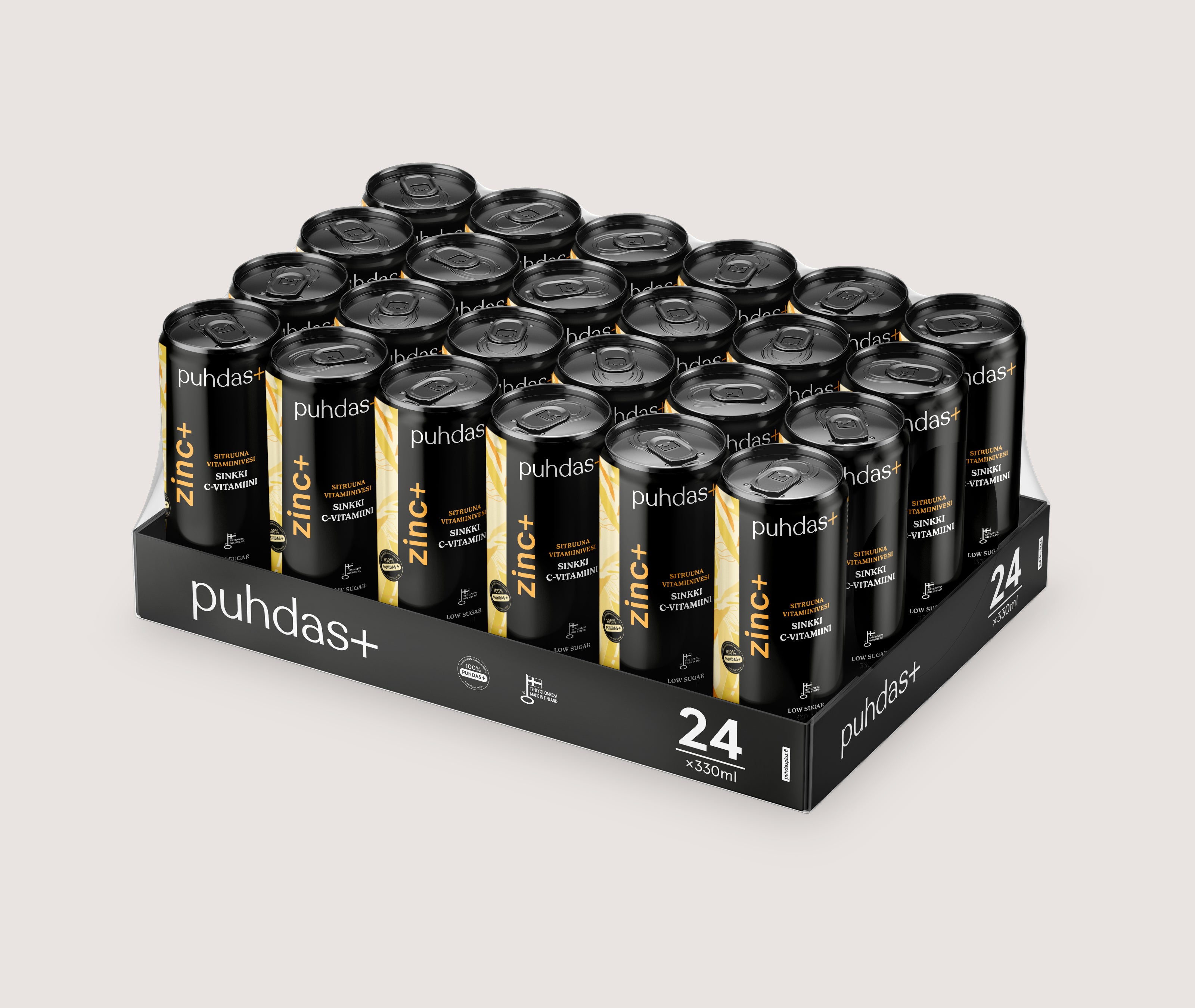 Zinc+ Sitruuna Vitamiinivesi