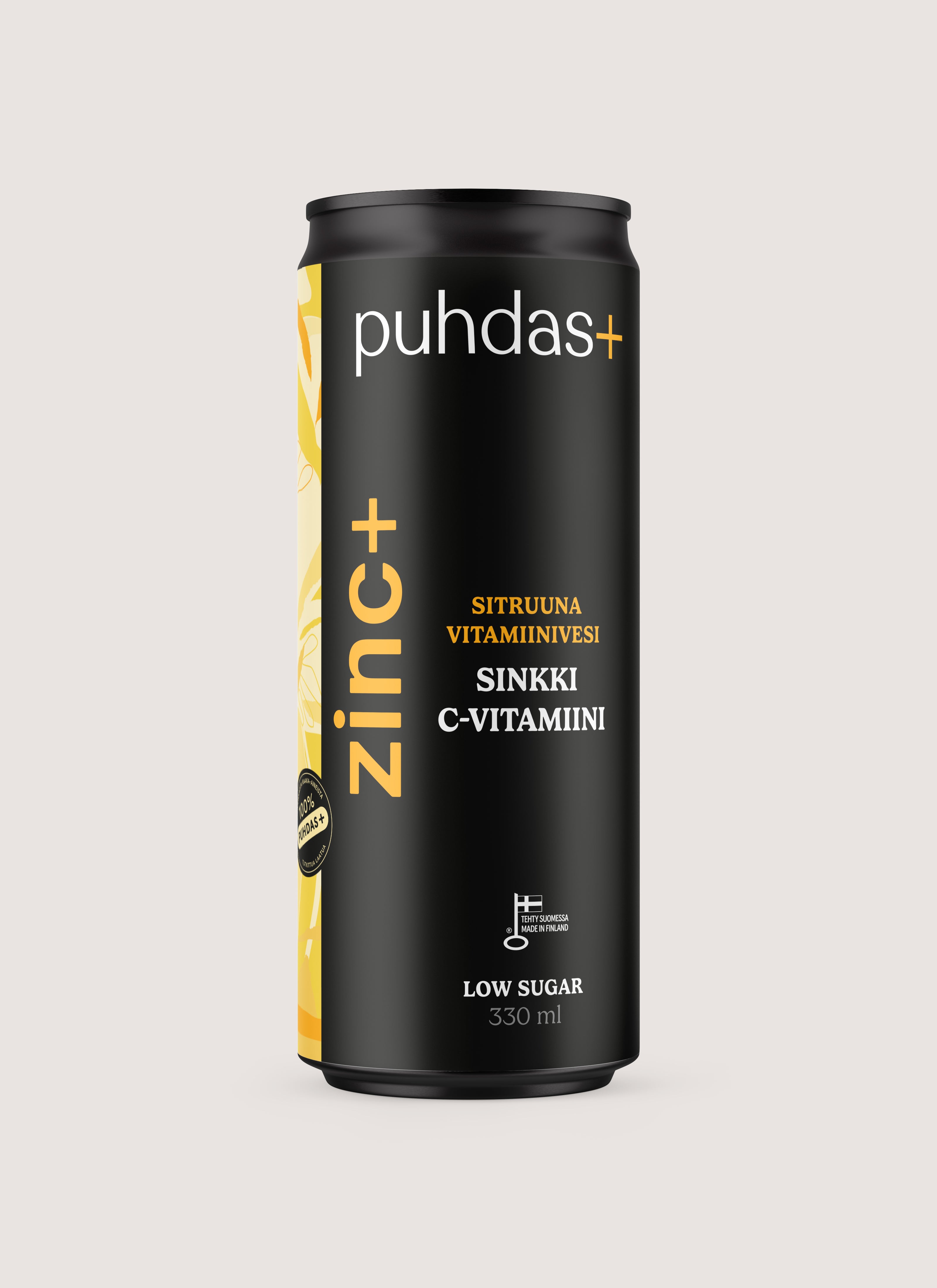 Zinc+ Sitruuna Vitamiinivesi
