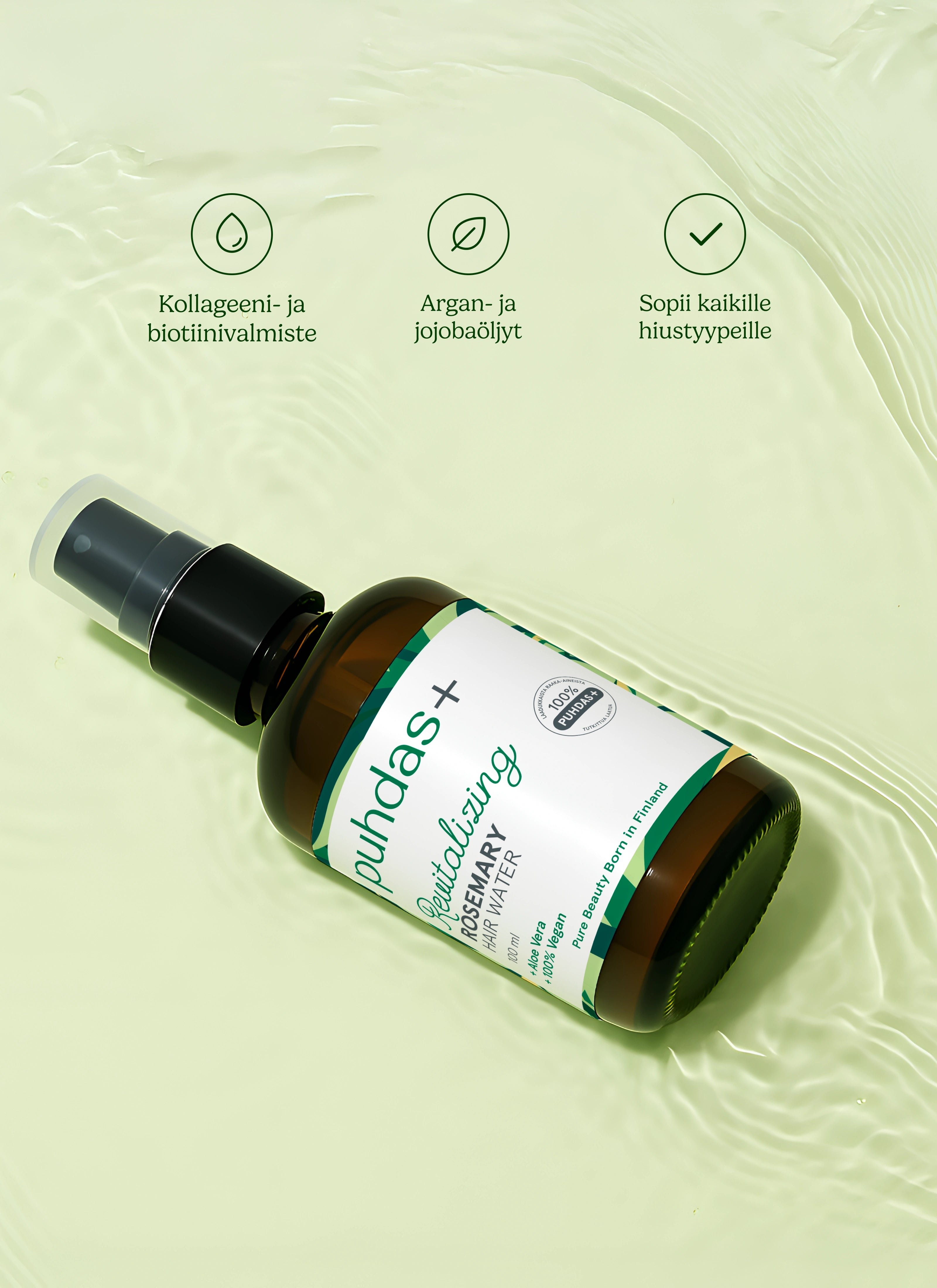 Rosemary Hair Water - Rosmariini hiusvesi 100 ml