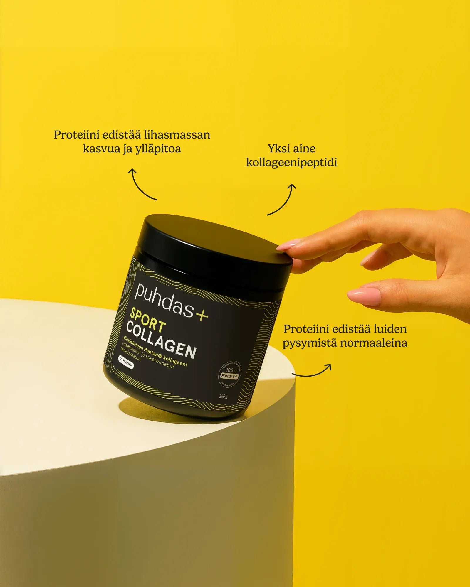 Sport collagen jauhe 260 g