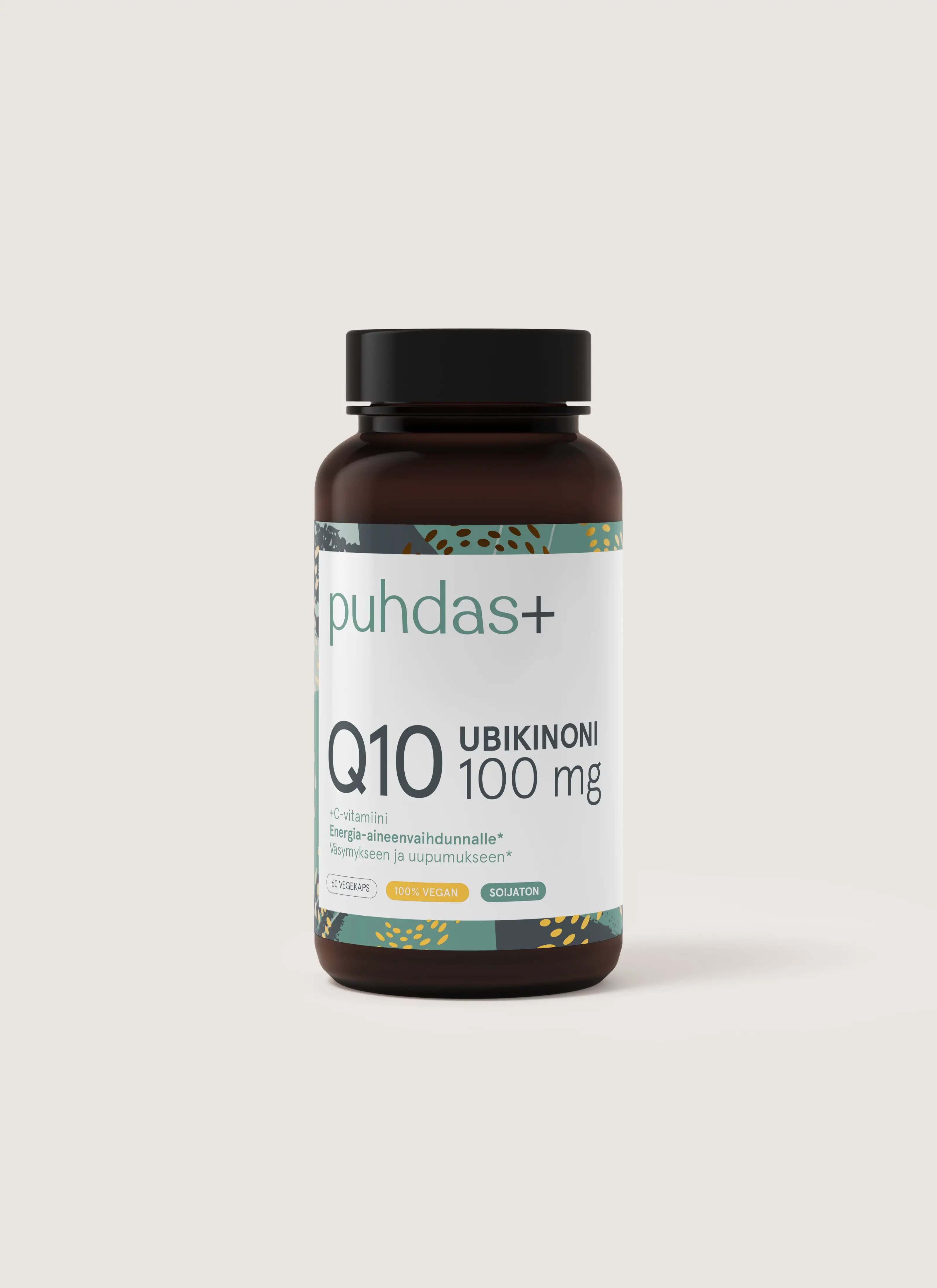 Ubiquinone Q10 100 mg + Vitamin C VEGAN