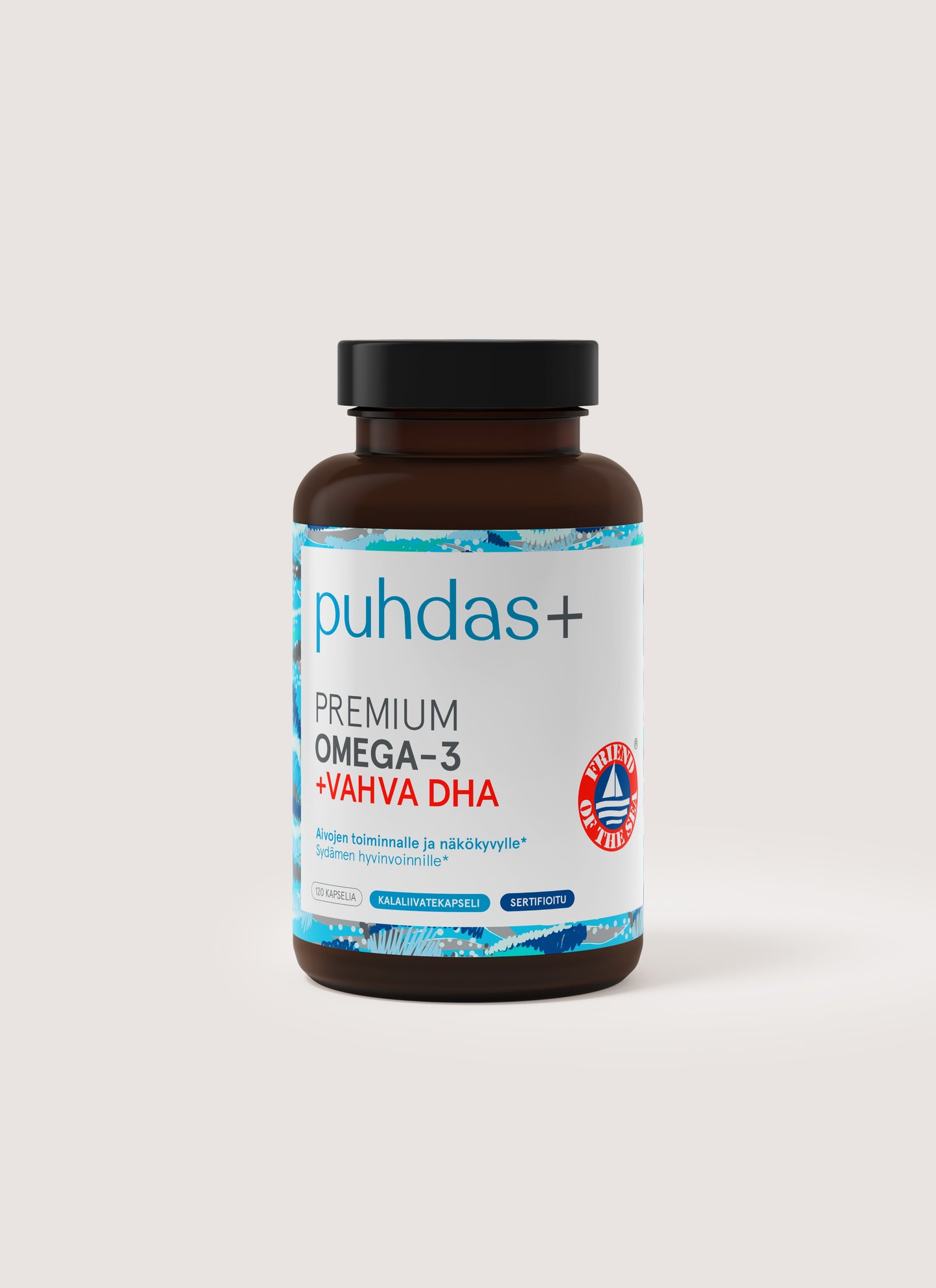 Premium Omega-3 + Vahva DHA kapseli