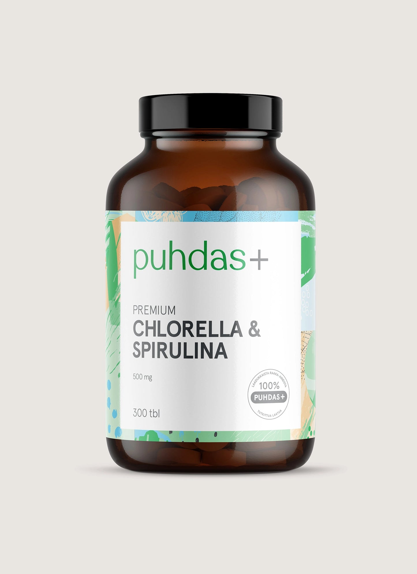 Chlorella & spirulina 500 mg 300 tabl