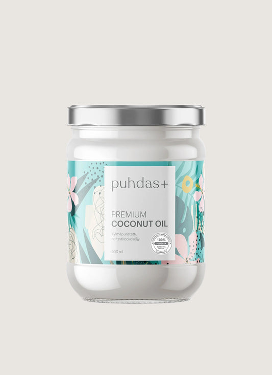 Premium Coconut Oil - Kookosöljy 500 ml