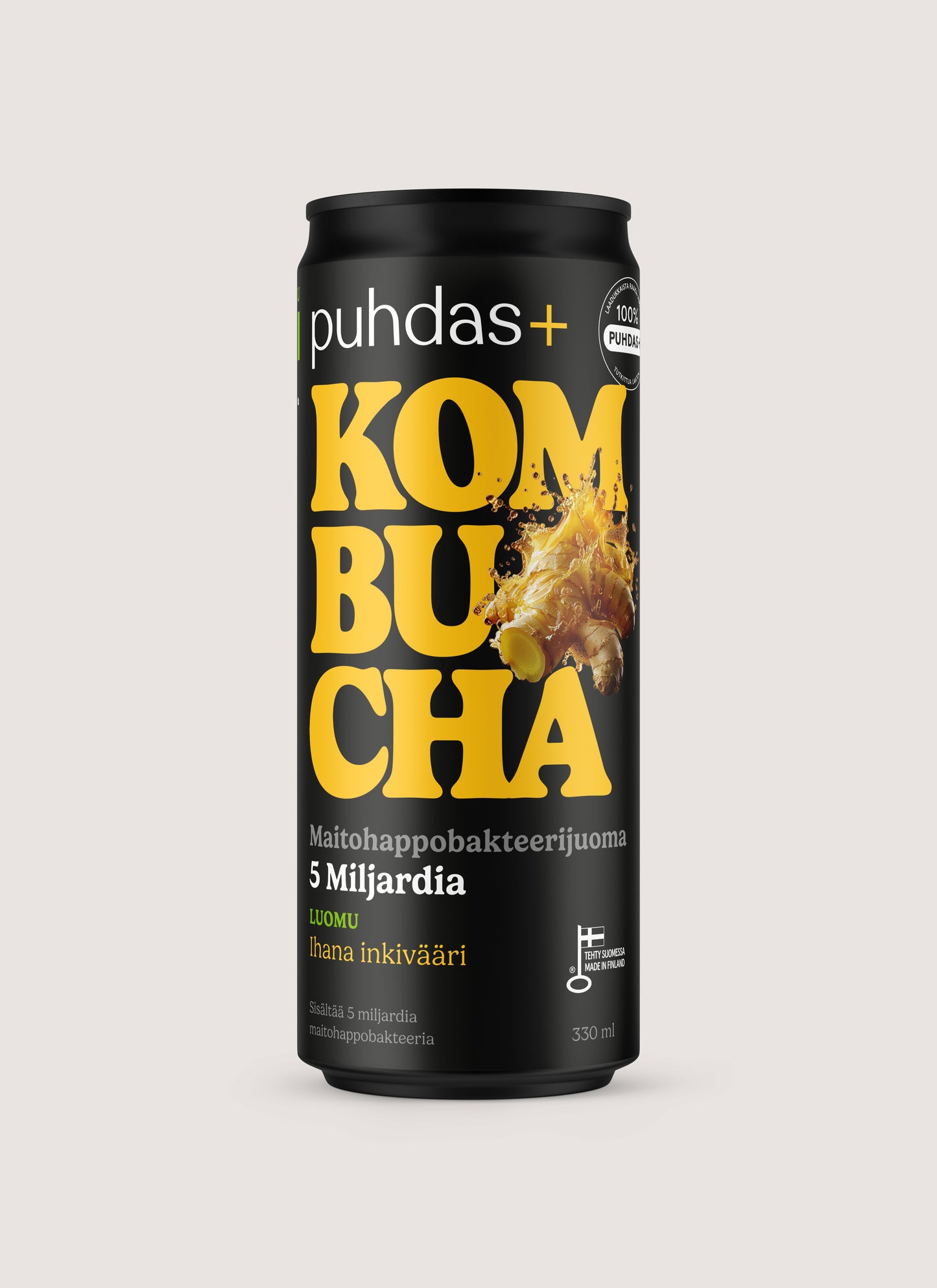 Kombucha Ihana inkivääri 330 ml - 12 pack