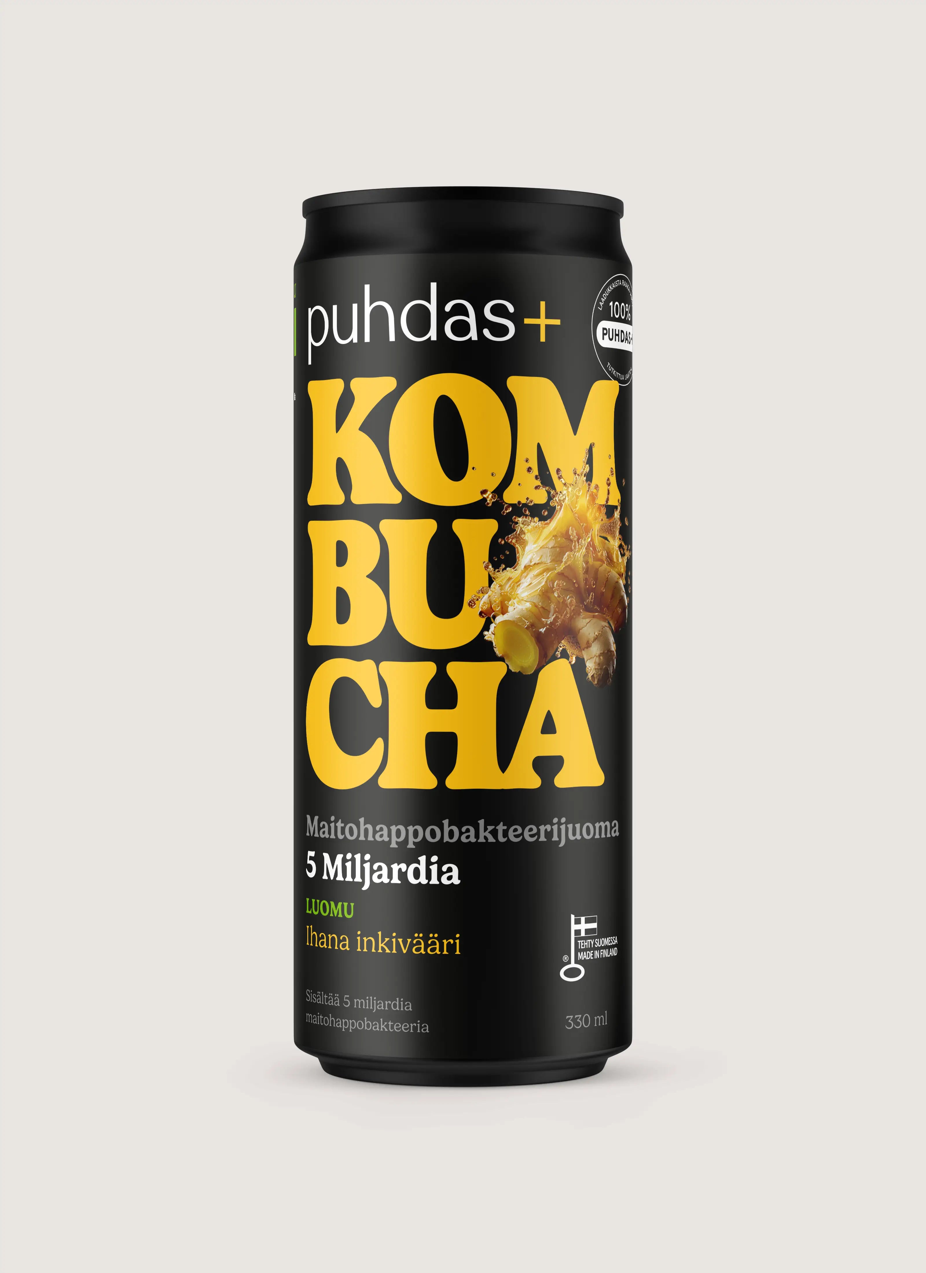Kombucha Lovely Ginger 330ml - 12 Pack