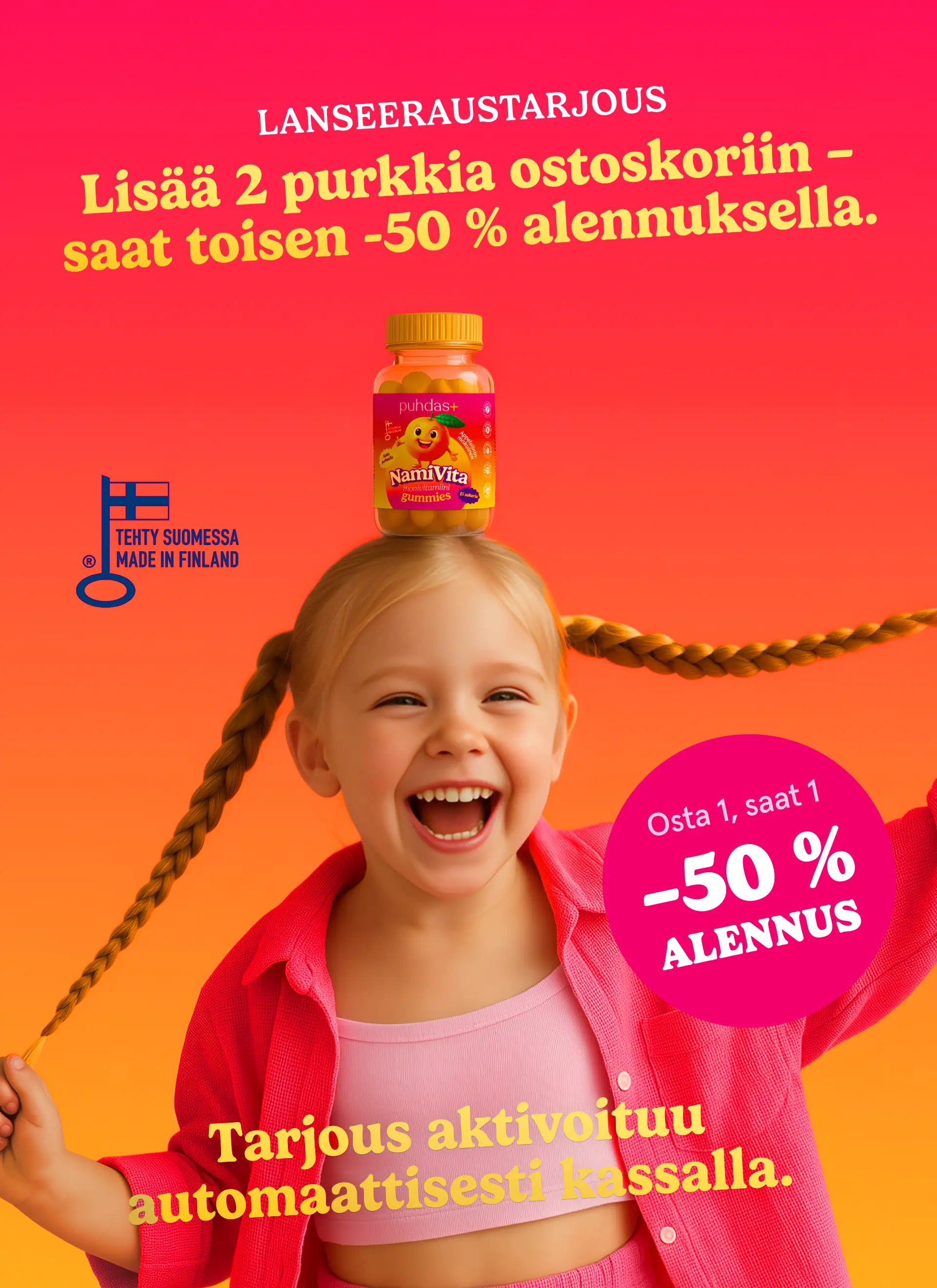 NamiVita monivitamiini Gummies 75 kpl
