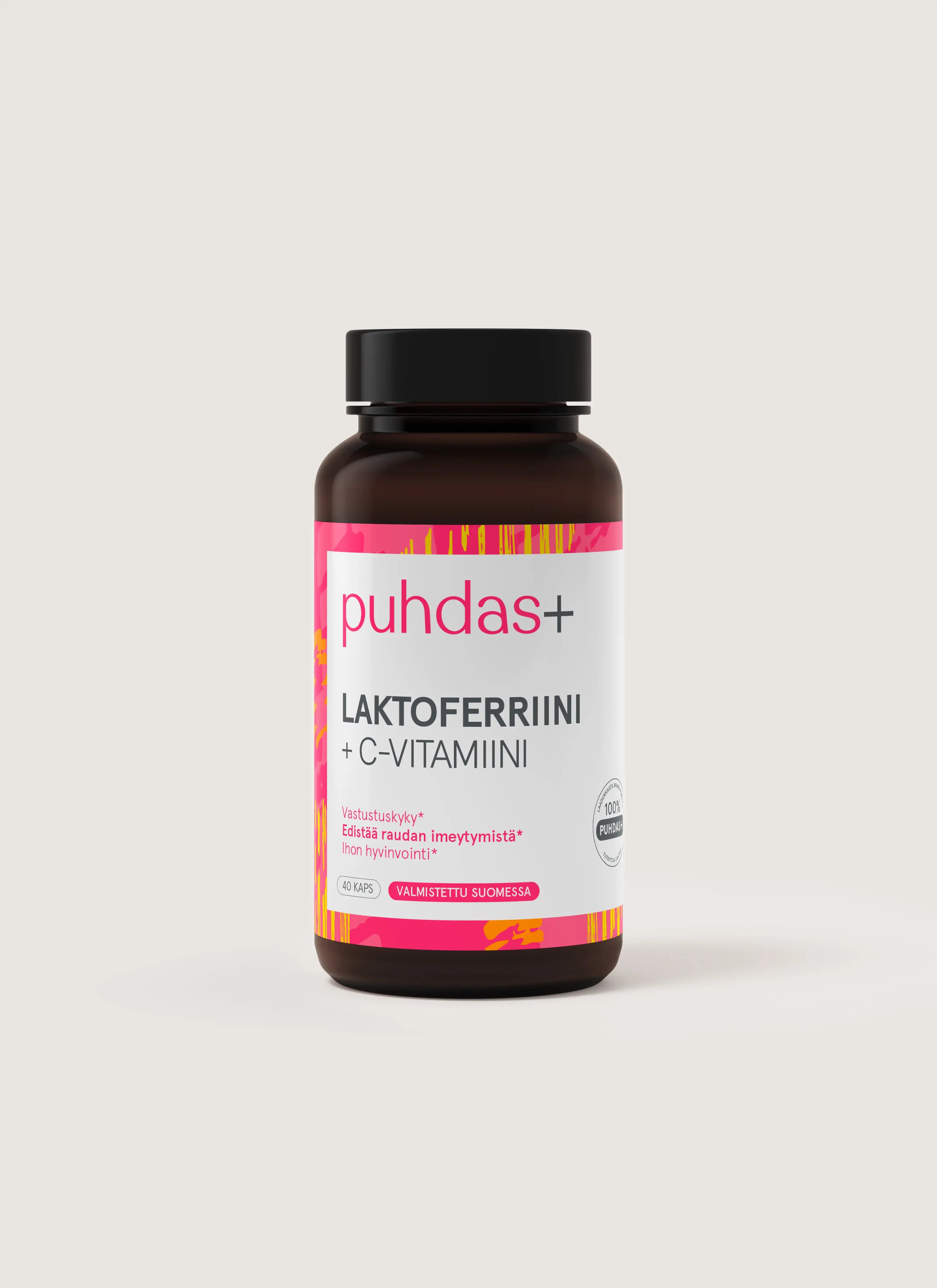 Lactoferrin + Vitamin C 40 caps - DATE 07.11.2025!