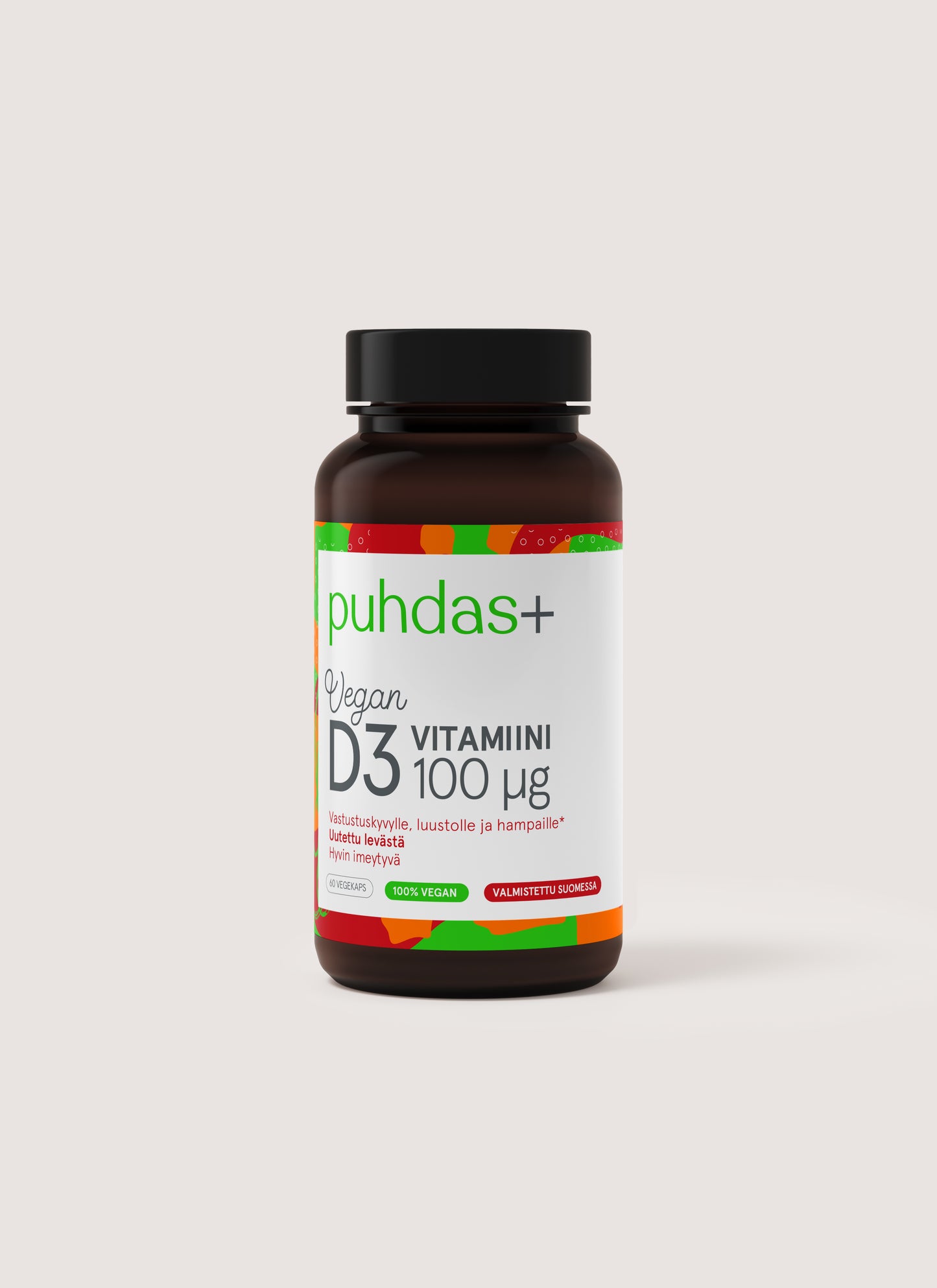 Vegan vitamin D3 100μg