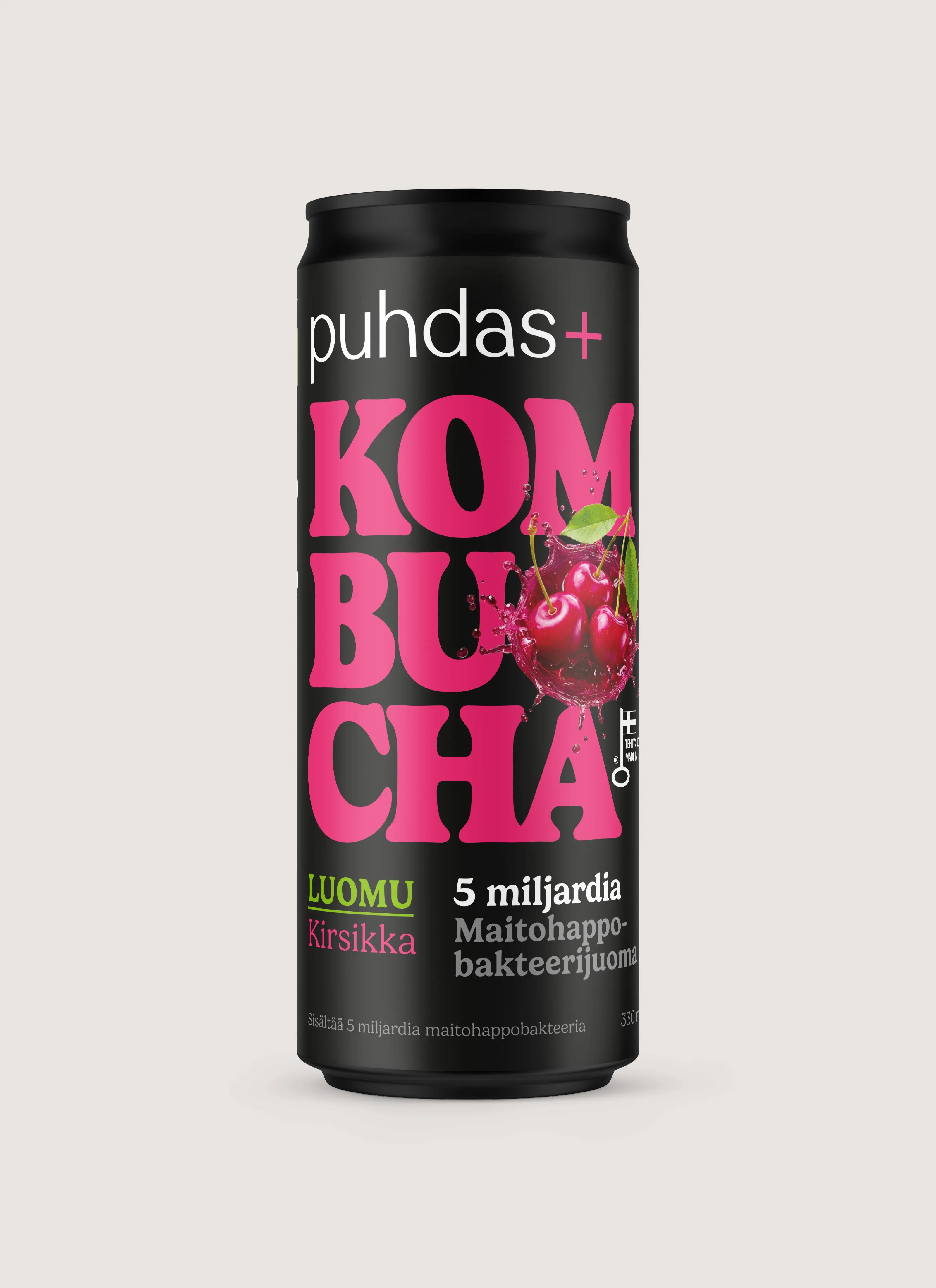 Kombucha Kirsikka 330 ml