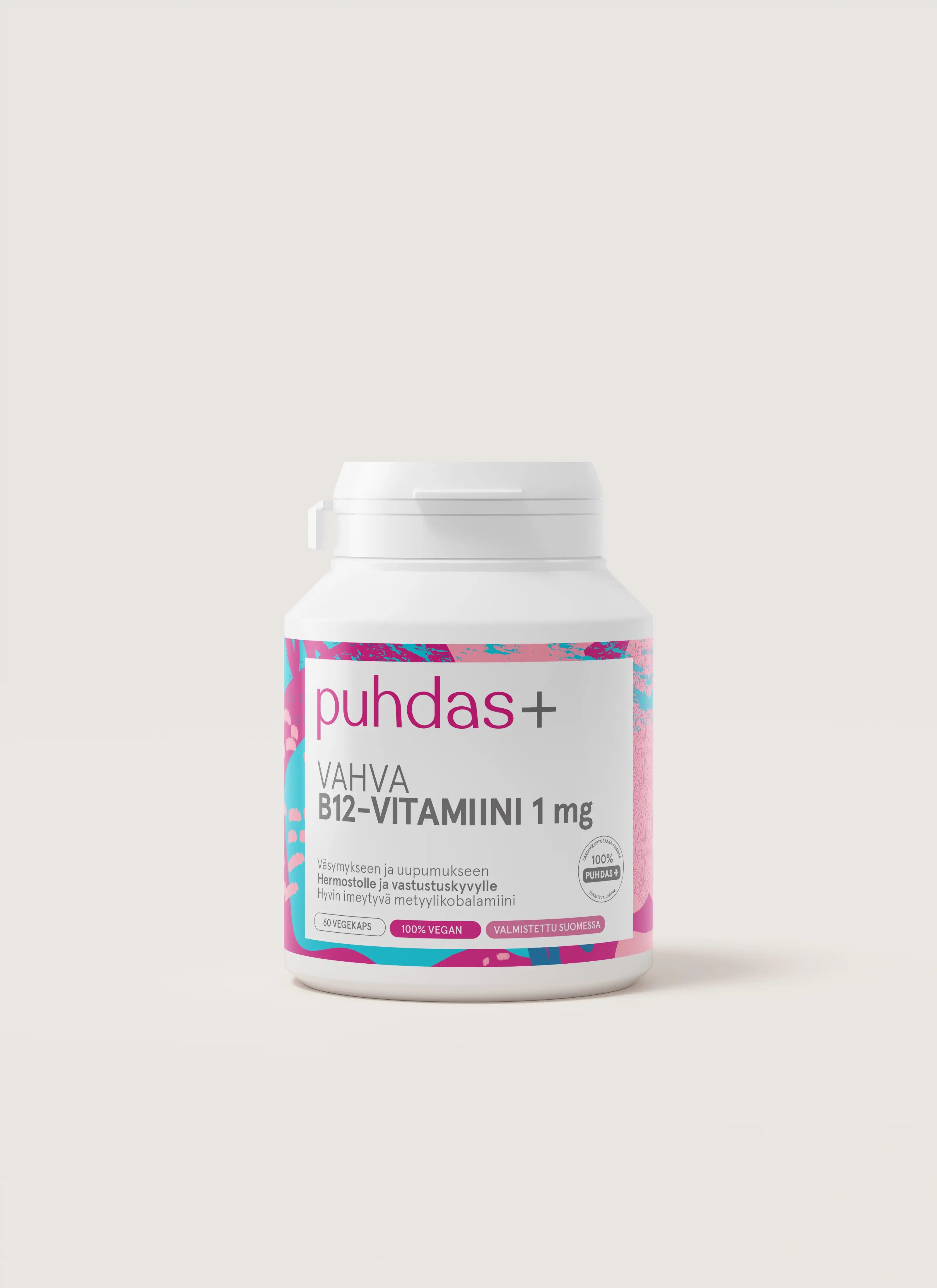 Vahva B12 -vitamiinikapseli 1 mg 60 kaps