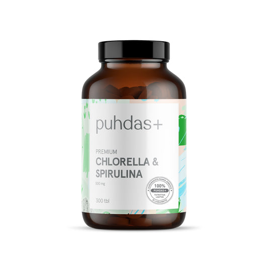 Chlorella & spirulina 500 mg